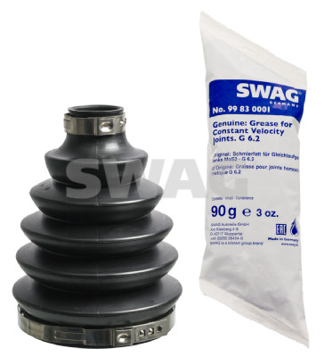 SWAG 40 93 1488 Féltengely gumiharang készlet, porvédő készlet